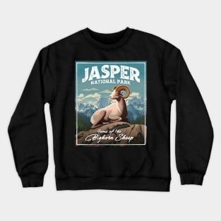 Jasper National Park Bighorn Sheep Crewneck Sweatshirt